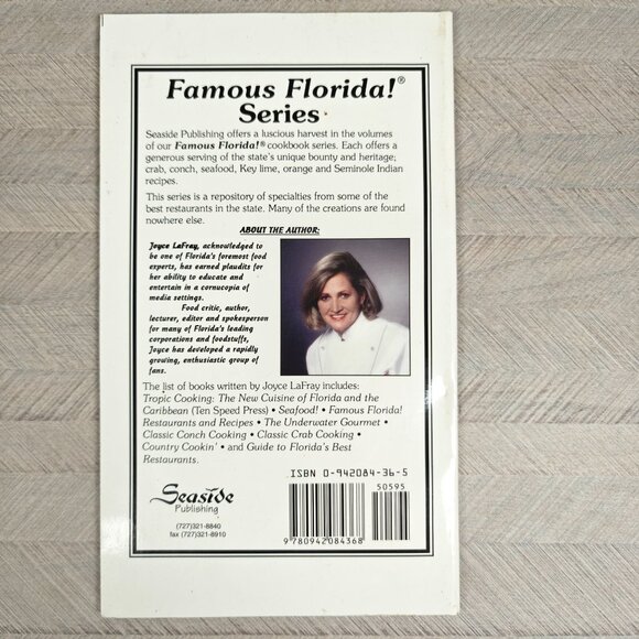 Famous Florida Seafood Recipes By Joyce LaFray Vintage Cookbook Local Ethnic - Picture 2 of 6